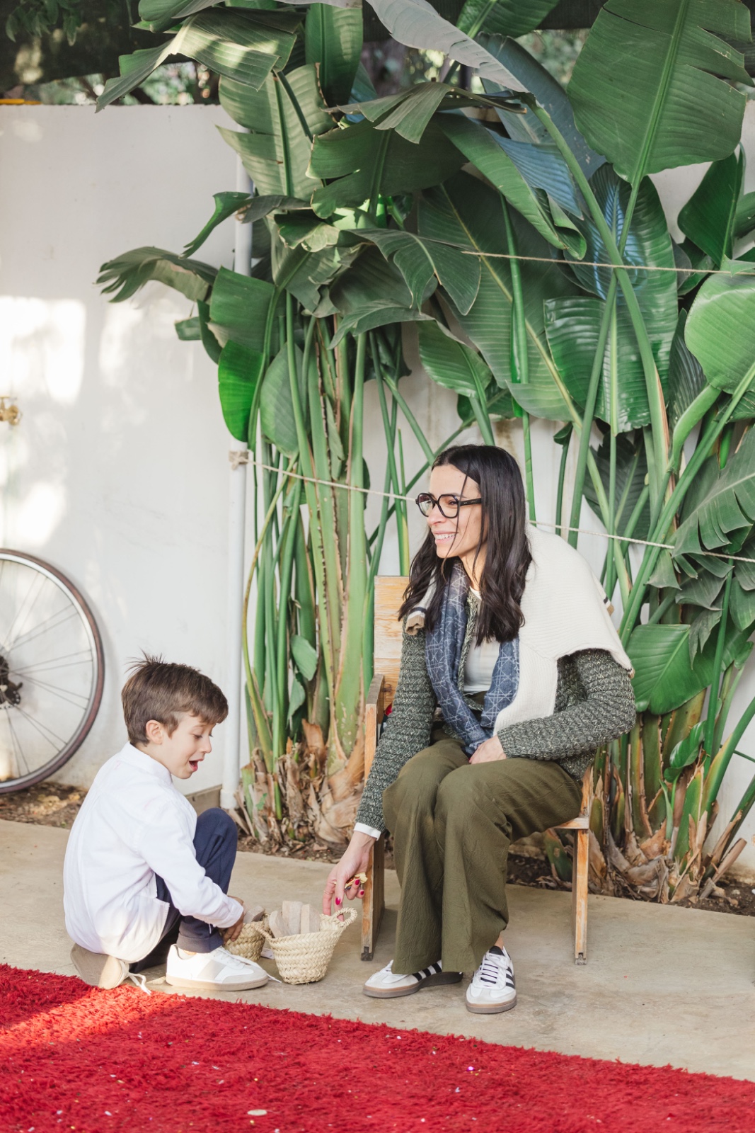Parents lors d'un événement à l'école Montessori